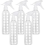 Empty Plastic Spray Bottles (5 pack) for Cleaning Solutions, Hair, Essential Oil, Plants, Refillable...