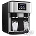 Klarstein Maquina de Hielo para Encimera, Maquina Hacer Cubitos de Hielo Domestica, Producción 15 kg, Depósito Agua Capacidad 1,8 l. Dispensador Agua Fría, Ice Maker Sobremesa, Hielo Picado y Normal