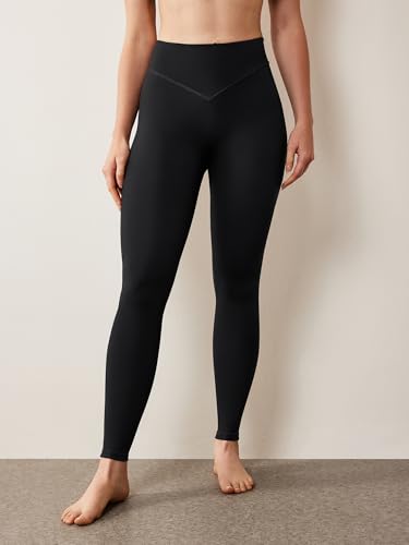 AVGO Workout Leggings for Women Tummy Control 25" - V Shaped Butt Lifting Gym Yoga Pants High Waisted & No Front Seam2