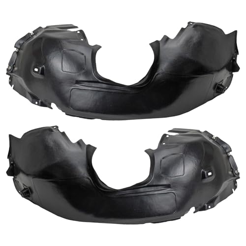 Image of TRQ Front Inner Fender Liner Set Compatible with 2012-2018 Ford Focus FO1248150 FO1248160 FO1249150 FO1249160