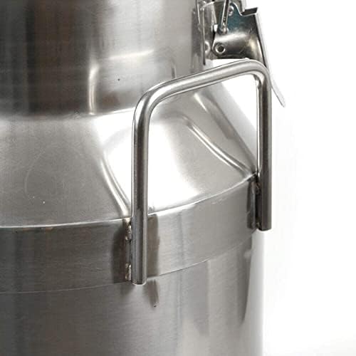 12-60L Milk Can 304 Stainless Steel Milk Transport Can Milk Bucket Wine Pail Barrel Tea Canister Tote Jug with Sealed Lid Heavy Duty Liquid Storage Container,20L,50L(13.16 Gallon)