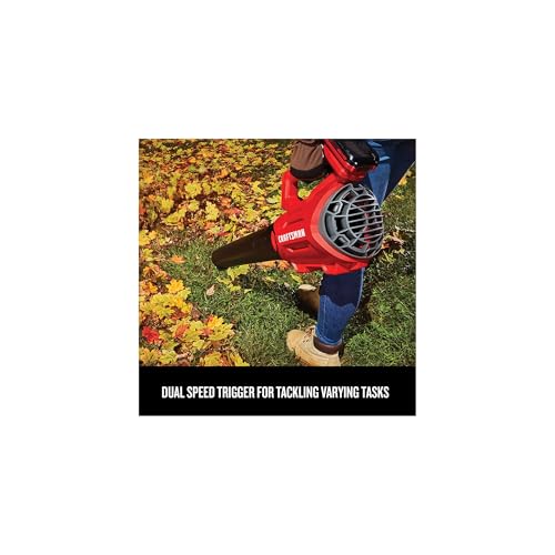 Image of CRAFTSMAN V20 Weed Wacker and Leaf Blower Cordless Combo Kit, Includes 2.0 Ah Battery and Charger, 13 in. String Trimmer and Edger, 90 Mph Blower (CMCK197D1)
