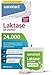 Produktbild sanotact Laktase 24.000 6h DEPOT (40 Laktasetabletten)  Laktose Tabletten mit Depot-Wirkung  Bei Laktoseintoleranz & Milchunverträglichkeit  Sofortwirkung & 6h Langzeit-Depot