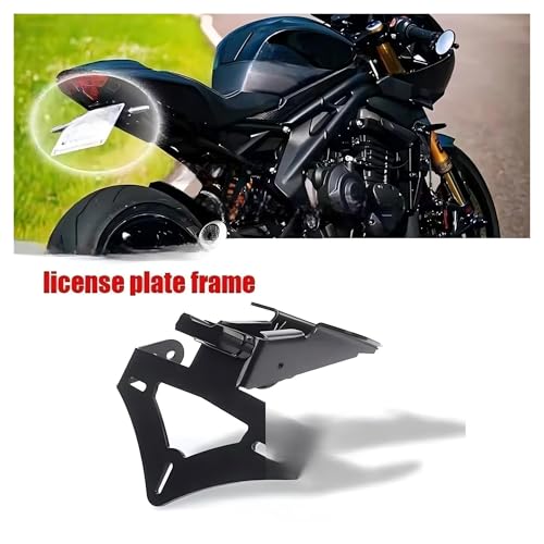 Support de plaque d'immatriculation moto pour sorties week-end Speed Triple 1200 - 2