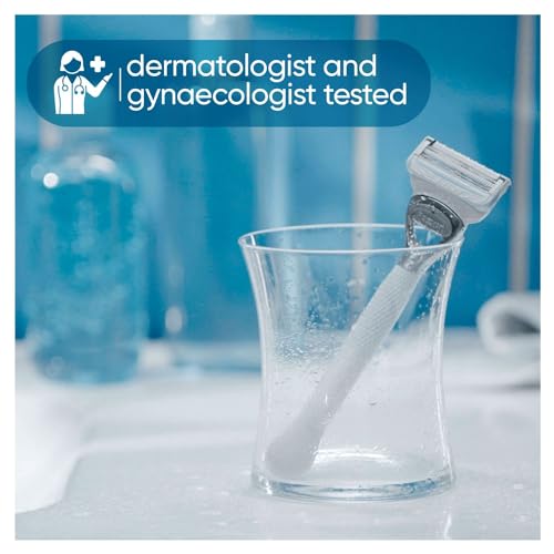 Gillette-Venus-Womens-Razor-2-Blade-Refills-2in1-Shave-Gel-and-Cleanser-190ml-Bundle-Specifically-Designed-for-Pubic-Hair-Skin-with-A-PH-Balance