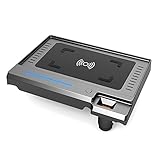 📦 Le chargeur sans fil est compatible avec une large gamme d'appareils, notamment la plupart des smartphones et objets connectés. Tous les appareils compatibles peuvent être chargés simplement en les posant sur sa surface, sans câble ni adaptateur supplémentaire.