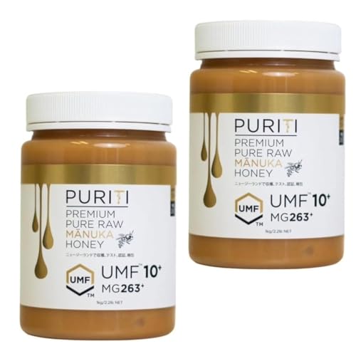【2個セット】ピュリティ プレミアム マヌカハニー UMF10+ ニュージーランド 公式認証 純粋 非加熱 生はちみつ 喉ケア 毎日の健康 ギフト 高級