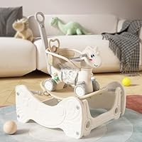 ベビーチェアで馬を揺らす ベビーチェアで馬を揺らす