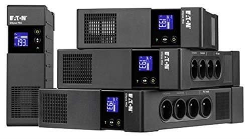 Eaton Ellipse Pro 1600 DIN - Fuente de alimentación ininterrumpida (UPS) (1600 VA, 1000 W, 165 V - 285 V, Plomo-ácido Sellado (VRLA)), Negro (ELP1600DIN)