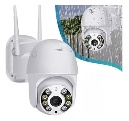 Câmera IP Wi-Fi Externa A8, Rotativa com Auto Tracking, Visão Noturna Infravermelho, À Prova D'água