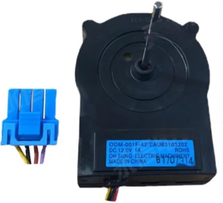 Cooling Fan Motor for L/G Refrigerator ODM-001F-42 EAU63103202 DC 12V Fridge Radiator Freezer Parts