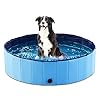 Experience Endless Fun and Cooling Joy with Our Foldable Dog Pool – 47″x12″ Sized