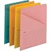Smead Organized Up Notes Slash File Jacket, Letter Size, Assorted Colors, 12 per Pack (75427)