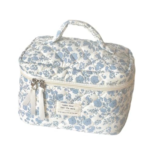 Borsa per il trucco floreale organizer per borsa carina da viaggio per il per il estetica per donne