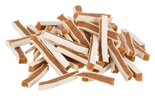 TRIXIE PREMIO Stripes mit Kaninchen & Kabeljau - Glutenfrei - ohne Zuckerzusatz - Fleischgehalt 68 % - Fischgehalt 15 % - 100 g - 31547