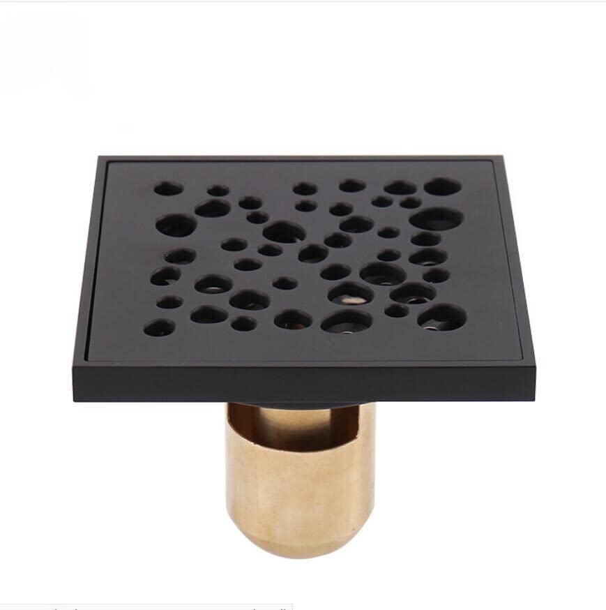 Drain de douche en laiton universel avec plaque pour évier et baignoire