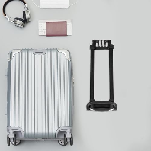 Poignée de valise télescopique réglable en aluminium robuste à 3 sections - 7