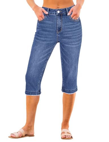 luvamia Relaxed Fit Jean Capris for Women Jeans Woman...