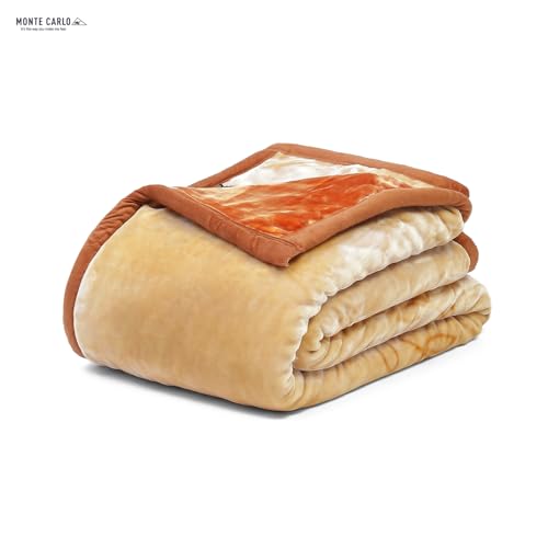 Image of Monte Carlo Winter Single Bed Blanket Haze 3 Ply 951 GSM | 3.5 KG (Width 1.60 M X Length 2.20 M)