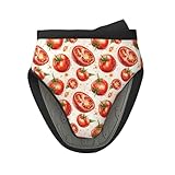 Manoplas de horno resistentes al calor, con forro de impresión de tomates, mini guantes de cocina suaves, resistentes al calor, 260.0 °C para cocinar microondas y hornear con lazo para colgar