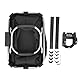 EVTSCAN Quick Release Front Handlebar Folding Bike Basket, für Hunde Katzen, mit Aluminium-Legierung Rahmen, wasserdichtes Canvas-Gewebe, 13 x 9 x 9 Zoll für Grocery Shopping