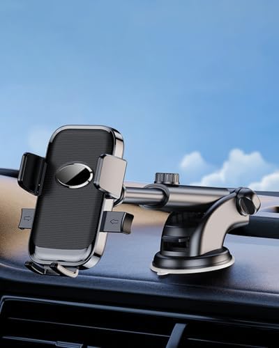 Soporte universal de teléfono para salpicaderoparabrisas, soporte de automóvil de succión más fuerte para teléfono celular, soporte para iPhone y