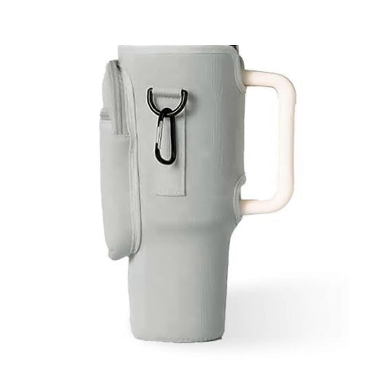 JOYHAPPST Cup Sleeve 40oz - Water Bottle Carrier with Phone Pocket, Bottle Holder Pouch B