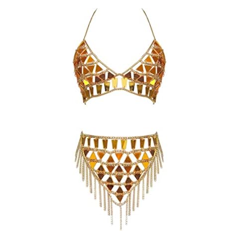 Connie Cloris Women's Sexy Suit Body Chain (A) Cover