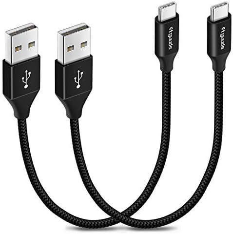 etguuds Long USB C Cable 3M, USB A to Type C Fast Charger Charging Lead Nylon Braided Compatible with Samsung Galaxy S20 S10 S9 S8 Plus S10E, Note 10 9 8, A20E A70 A50 A40 M31 (Grey)