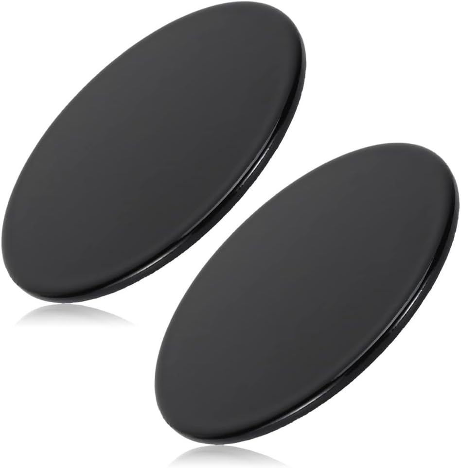 [Upgraded] 2Pcs Range Surface Burner Caps WB29K10024 Replacement Part, Fit for GE Gas Range/Stove/Oven/Cooktop, 3.5 Inches Diameter (12K BTU)