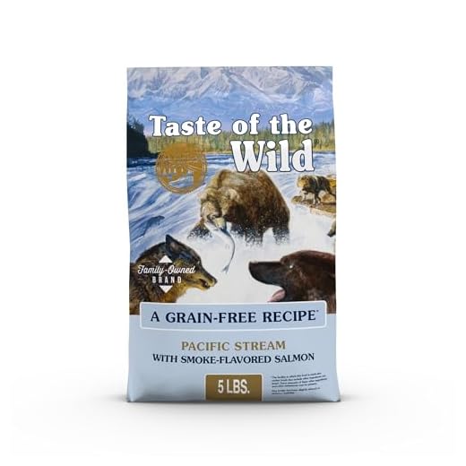 Taste of The Wild Pacific Stream Grain-Free Dry Dog Food With Smoke-Flavored Salmon 5lb
