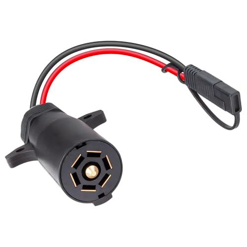 Pjerjzn 7 Pin Trailer Plug to SAE Connector image