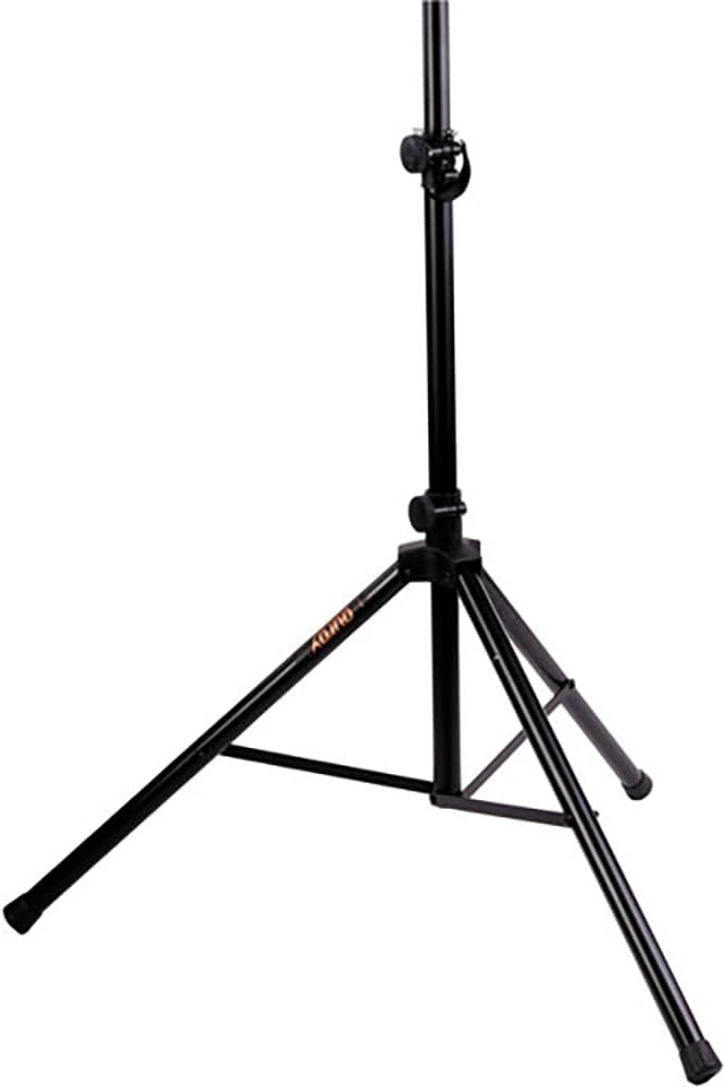 Gemini Sound AS-2112BT Active 12" Woofer 1500W Watt DJ Monitor Powered Amplified PA Speakers System with Bluetooth Bundle with Auray SS-4420 Steel Speaker Stand and XLR Cable