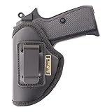 Maxx Carry IWB Gun Holster Concealed Carry, Soft Leatherette Material, Suede Interior, Fits Most Small .380 .22 .25 .32, Kel-Tec, Ruger LCP, NAA Guardian, Pico, Baby Browning, LW SEECAMP. Left Hand