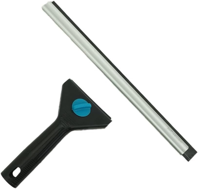 Image of Moerman 14 Inch All Purpose Window Squeegee - Lightweight Durable Plastic Handle -Aluminum Channel with Streak Free Rubber - for Window Cleaning, Showers, and Mirrors