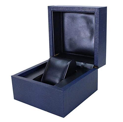 Wohnaccessoires Single Grids Uhrenbox Uhr Aufbewahrung Schmuck Organizer Kunstleder Uhr Aufbewahrungsbox für Männer Frauen