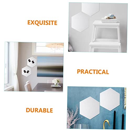 Garneck 12pcs Paneles Acústicos Hexagonales Grandes de Fieltro Auto-adhesivos para Absorción de Sonido Decoración para Hogar, Oficina y Escuela miniatura 5