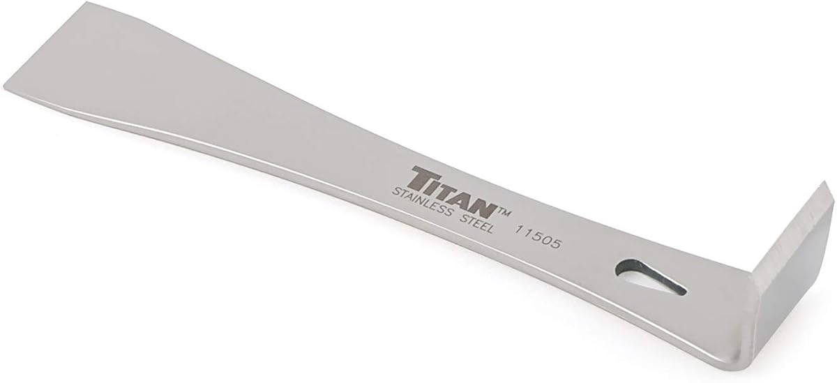 Titan Tools 11505 5-1/2-Inch Stainless Steel Pry Bar Scraper