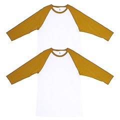 White/Heather Mustard (2-pack)
