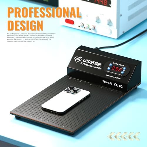 Phone Heating Separator, Heating Pad for Phone Repair, Touch Screen Remover, Cell Phone Repair Tools, LCD Tablet Repair Kit, Professional LCD Replacement by BJLIFE - Image 2