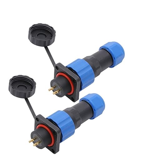 Connecteur d'aviation SD16 9 broches embase carrée étanche IP68 pour liaison électrique sûre