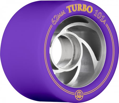 Turbo SpeedDerby Roller Skate Wheels wClear Aluminum Hub 8 Packs product thumbnail 7