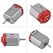 20pcs Micro 130 DC Motor Strong Magnetic Brushed Electric DC 3V -12V 25000 RPM Cars Toys Electric,High Speed Torque DIY Remote Control Toy Car Hobby Motor, Metal Car Engine Motor Kit