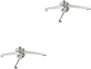 Hemobllo Gas Canister Stand 2pcs Gas Tank Tripod Professional Tripod Mini Phone Tripod Mini Tripod for Camera Fuel Can Stabilizer Mobile Holder Aluminum Alloy Silver Gas Can Holder