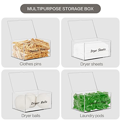 Simetufy-Dryer-Sheet-Holder-for-Laundry-Room-Acrylic-Laundry-Clear-Dryer-Sheets-Dispenser-Container-Box-with-Lid-for-Organizing-Fabric-Dry-Sheet-Laundry-Pods