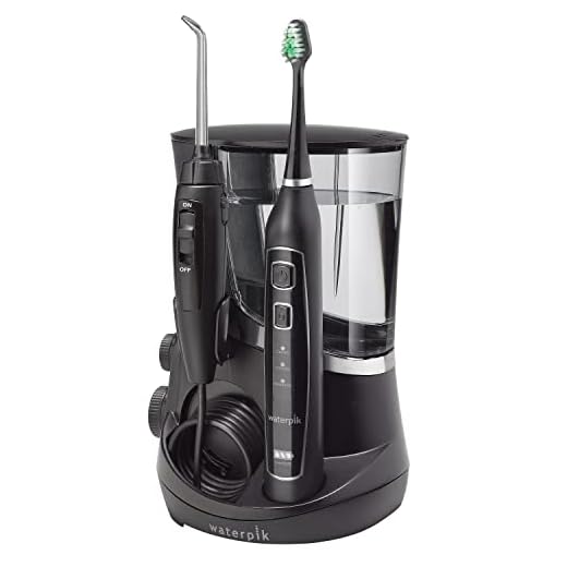 Waterpik Complete Care 5.0 Water Flosser + Sonic Electric Toothbrush, Black WP-862