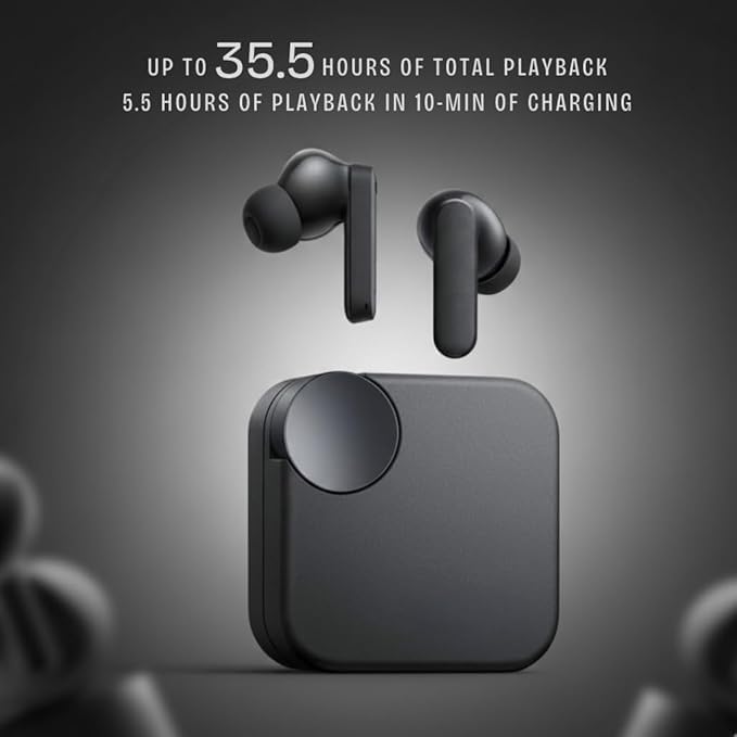 Image of AlakhDM Bluetooth 5.3 Wireless Earbuds with HD Calling Mic, Deep Bass Stereo Sound, Low Latency Gaming, Type-C Fast Charging, Touch Control TWS Earphones
