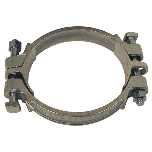 Dixon Double Bolt Clamp with Saddles, Iron, Bolt MB1075, Nut MN10, SC21 (1125)