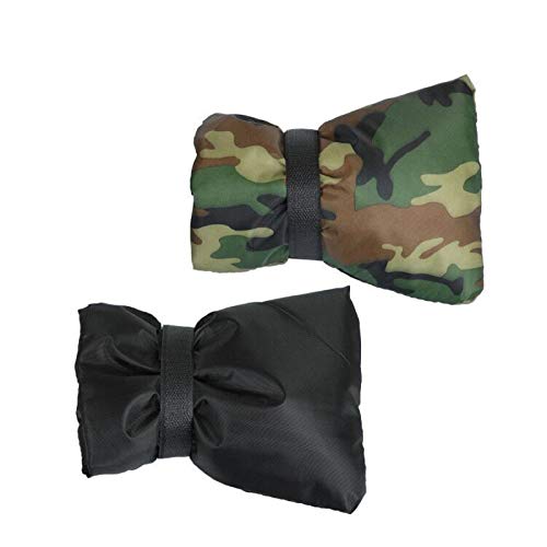 Preisvergleich Produktbild Flyish Draussen Wasserhähne Abdeckung schützt Ihre Gartenhähne vor Einfrieren, Garten wasserdichte Äußere Wasserhähne Abdeckung - Grün, Schwarz / Armeegrün(2 Stück)