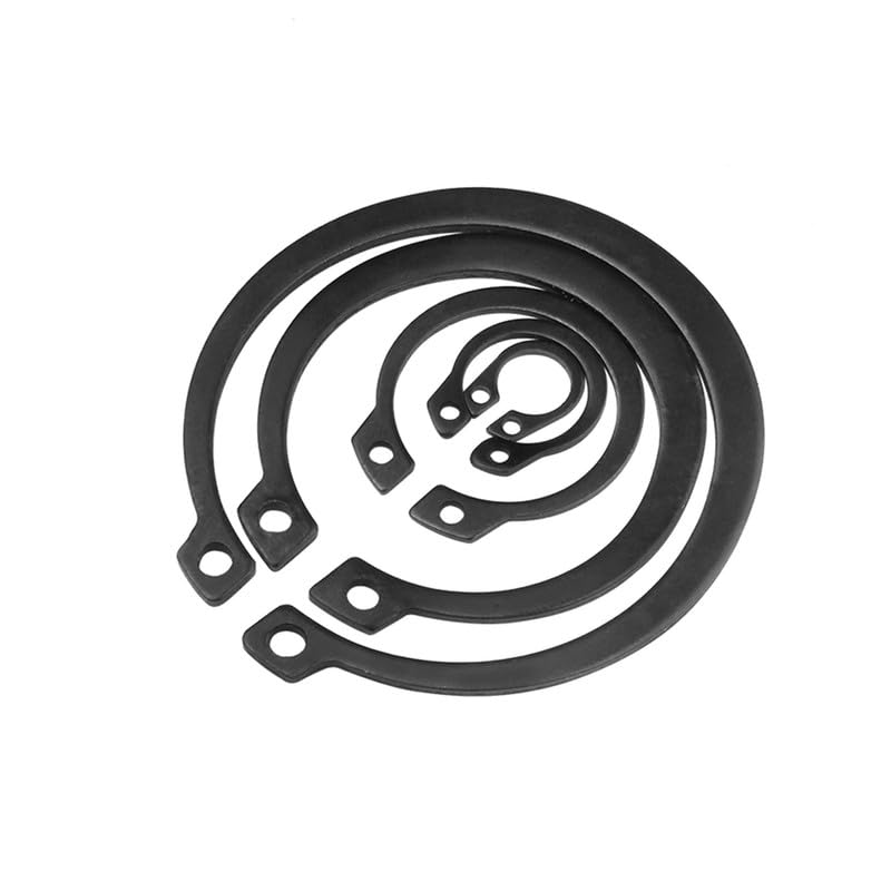 MOOPW Circlip 65 Manganese Steel Snap Ring for Shaft C-Clip Bearing External Clip Retaining Ring Tools ?47 (10 Pcs)